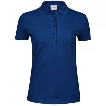 Tee Jays Luxury stretch women's polo T-shirt, Indigo Blue