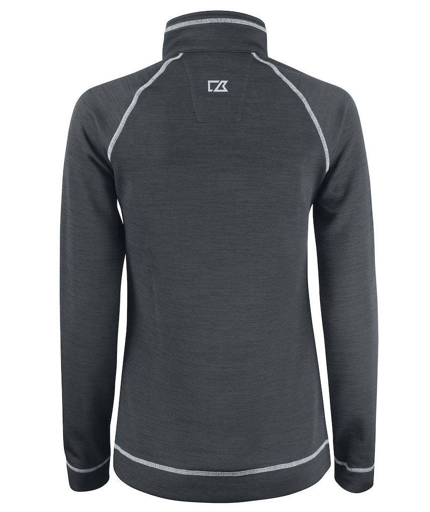 Cutter & Buck Chambers Damen Half Zip, Anthracite melange, large image number 2