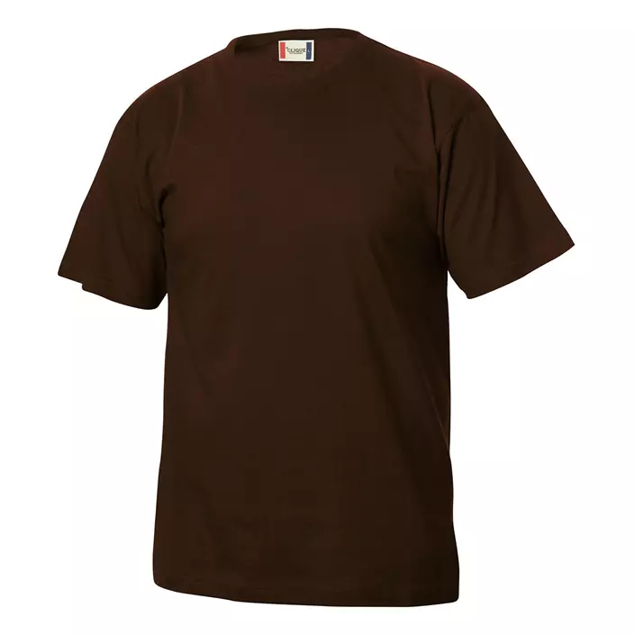 Clique Basic T-Shirt für Kinder, Dunkel Mocca, large image number 0