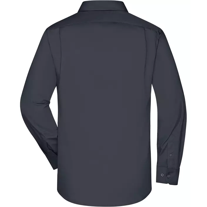 James & Nicholson modern fit  skjorte, Carbon Grå, large image number 1