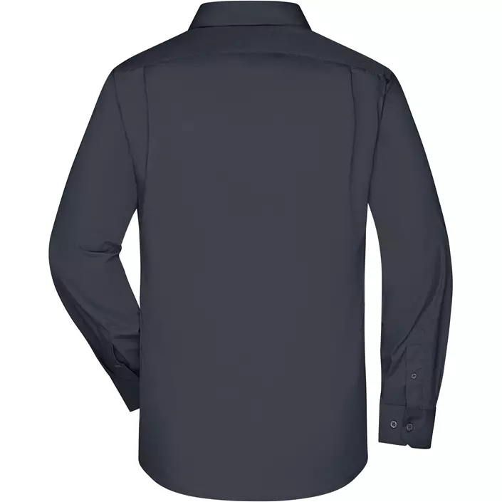 James & Nicholson modern fit  skjorta, Carbon Grå, large image number 1