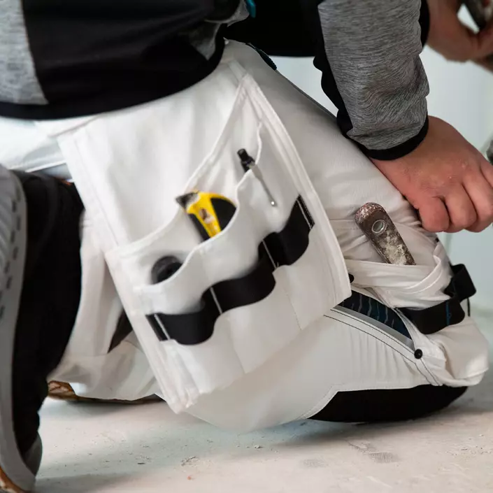 Mascot Advanced håndværkerbukser Full stretch, Hvid, large image number 6