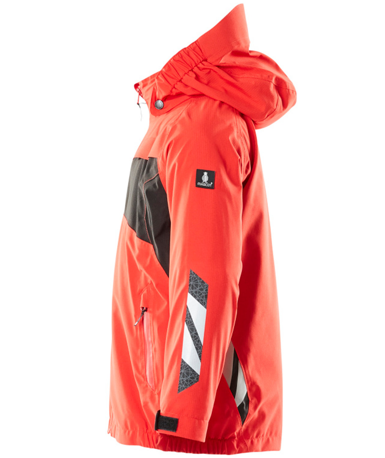 Mascot Accelerate softshelljakke til b&oslash;rn, Signalr&oslash;d/sort, large image number 3