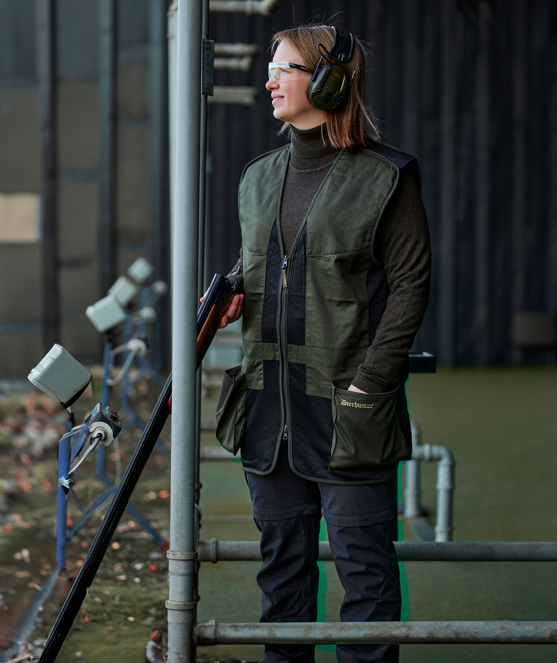 Deerhunter Slogen zip-off damebukse, Black Ink, large image number 1