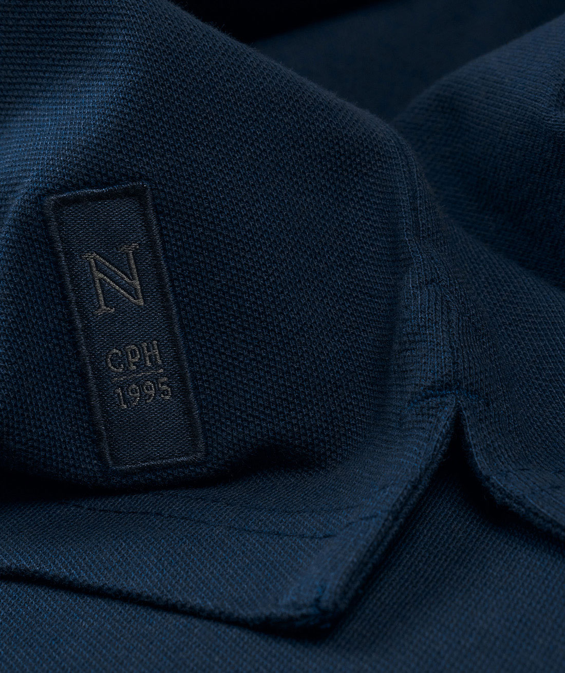 Nimbus Harvard Polo T-shirt, Navy, large image number 3