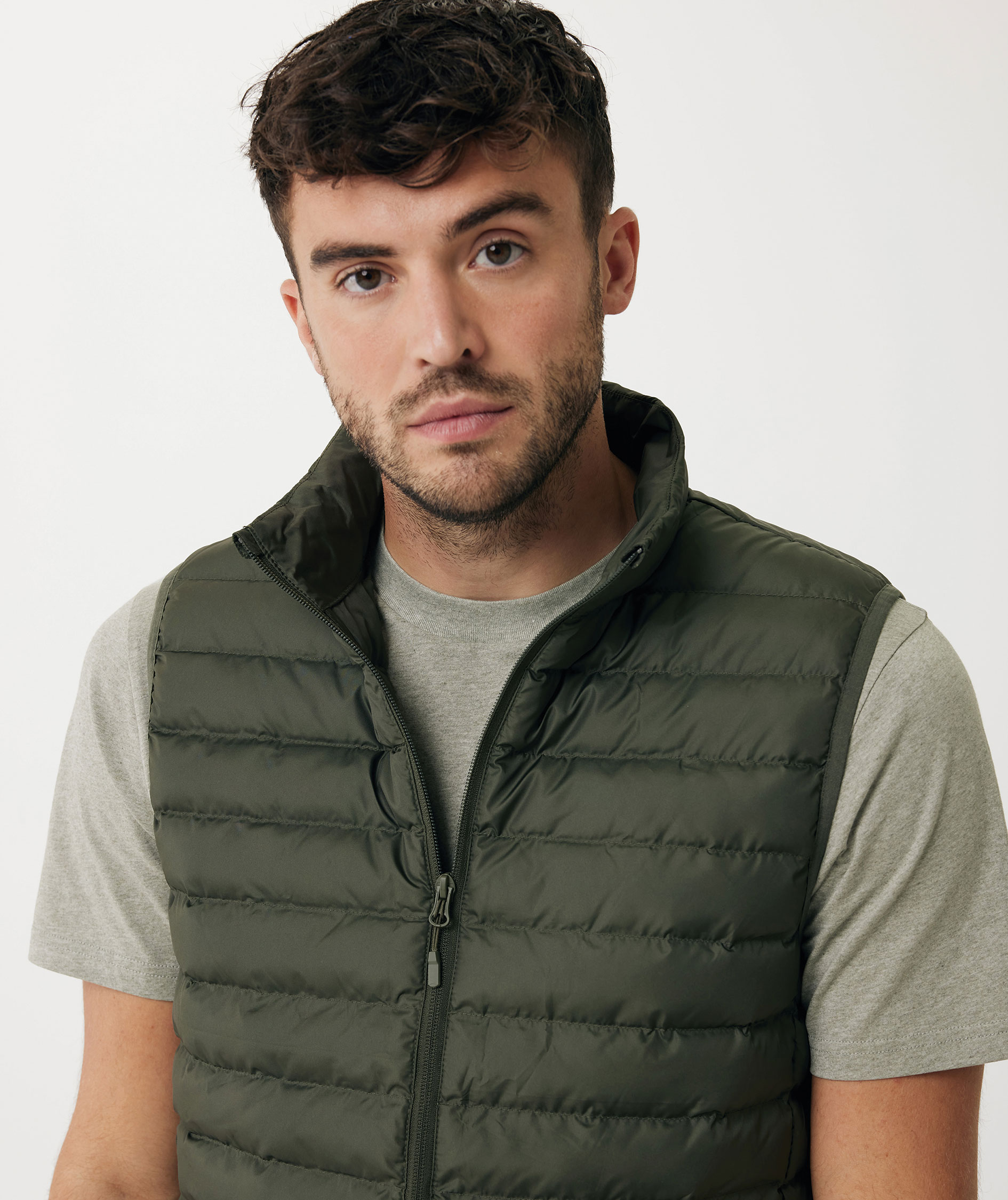 Iqoniq Meru vest, Khaki, large image number 3