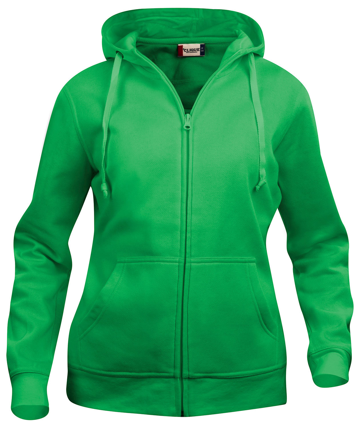 Clique Basic Hoody Zip women's hoodie, Apple Green, large image number 0