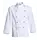 Nybo Workwear Delight  kokkejakke uden knapper, Hvid, Hvid, swatch