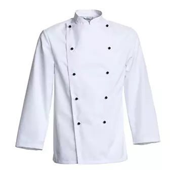Nybo Workwear Delight  kokkejakke uden knapper, Hvid