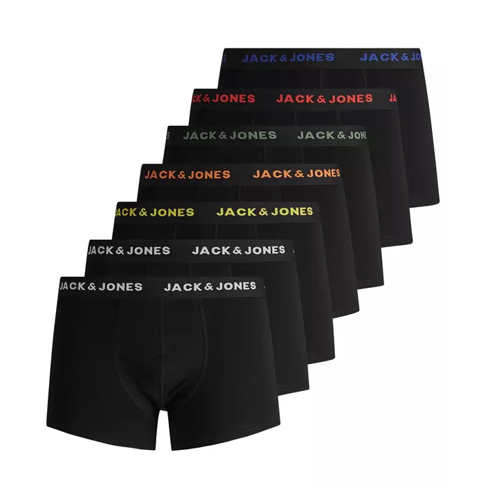 Jack & Jones JACBASIC 7-pak boxershorts, Sort, large image number 0