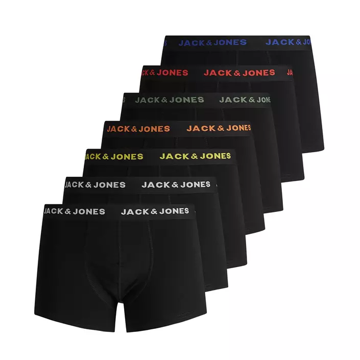 Jack & Jones JACBASIC 7-pak boxershorts, Sort, large image number 0