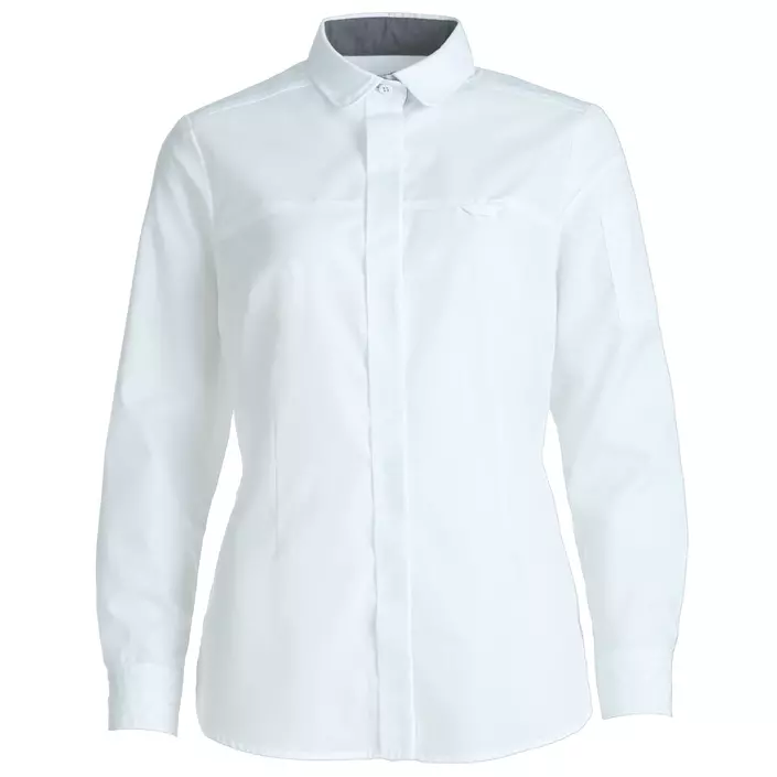 Kentaur modern fitdame servitørskjorte, Hvit, large image number 0