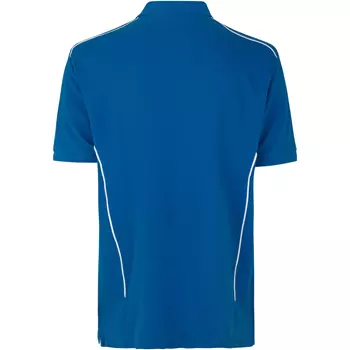 ID PRO Wear pipings polo shirt, Azure Blue