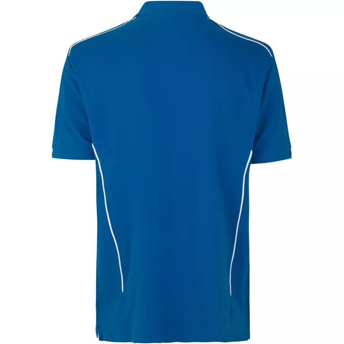 ID PRO Wear pipings polo shirt, Azure Blue, large image number 1