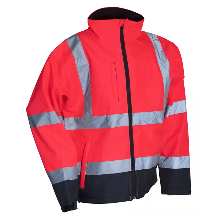 Lyngsoe ​softshell jacket, Hi-vis Red/Black, large image number 0