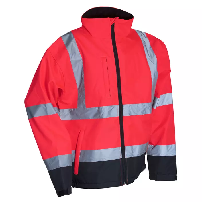 Lyngsoe ​softshell jacket, Hi-vis Red/Black, large image number 0
