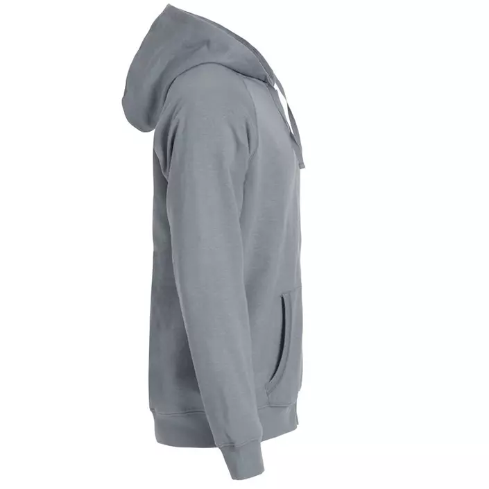 Clique Loris hoodie with full zipper, Grey, large image number 4