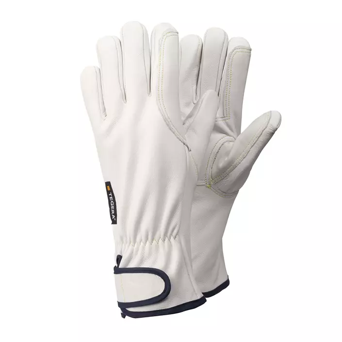 Tegera 88800 leather heat resistant gloves, White, large image number 0