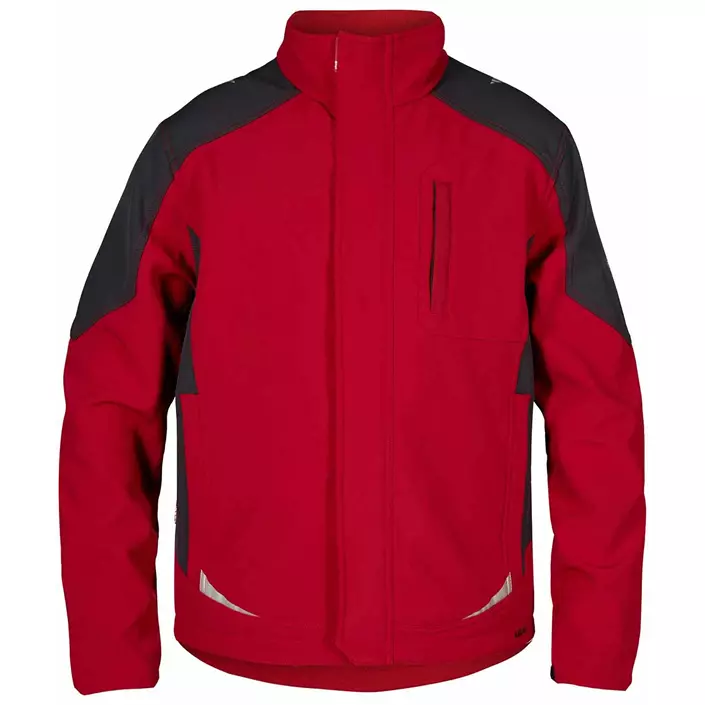 Engel Galaxy softshell jacket, Tomato Red/Antracite Grey, large image number 0