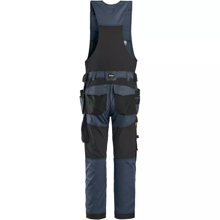 Snickers AllroundWork håndværker helbukser 6012, Navy/black, large image number 1