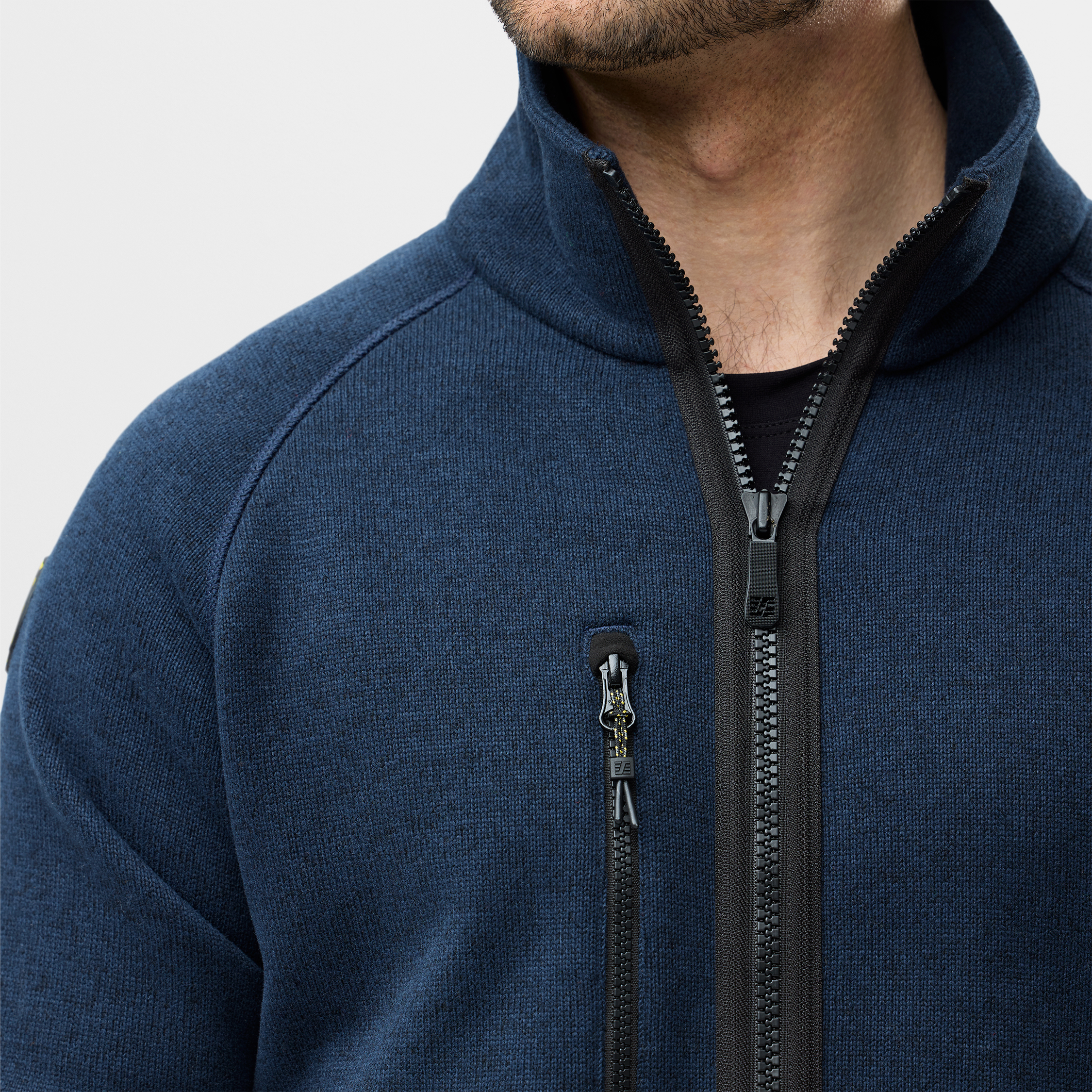 Snickers AllroundWork Polartec&reg; fleecejakke 8020, Dark Navy Melange, large image number 6