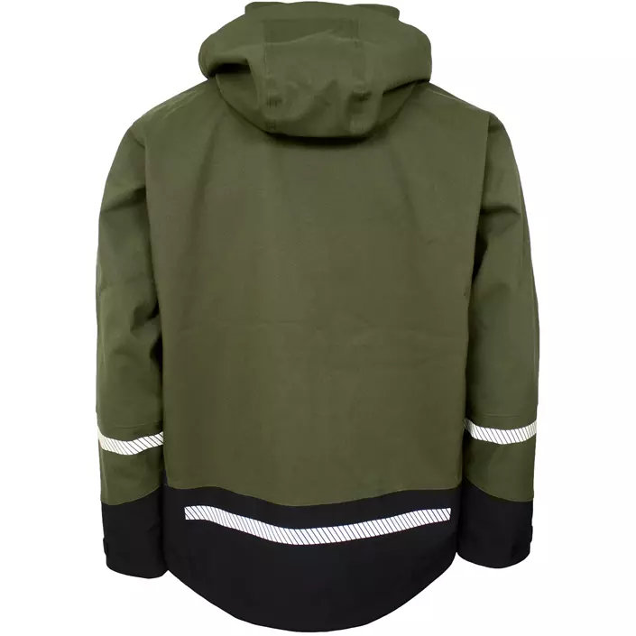 Lyngsøe skaljacka full stretch, Grön/Svart, large image number 1