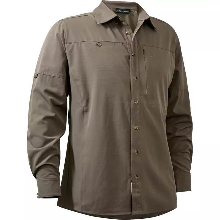 Deerhunter Canopy skjorta, Stone Grey, large image number 0