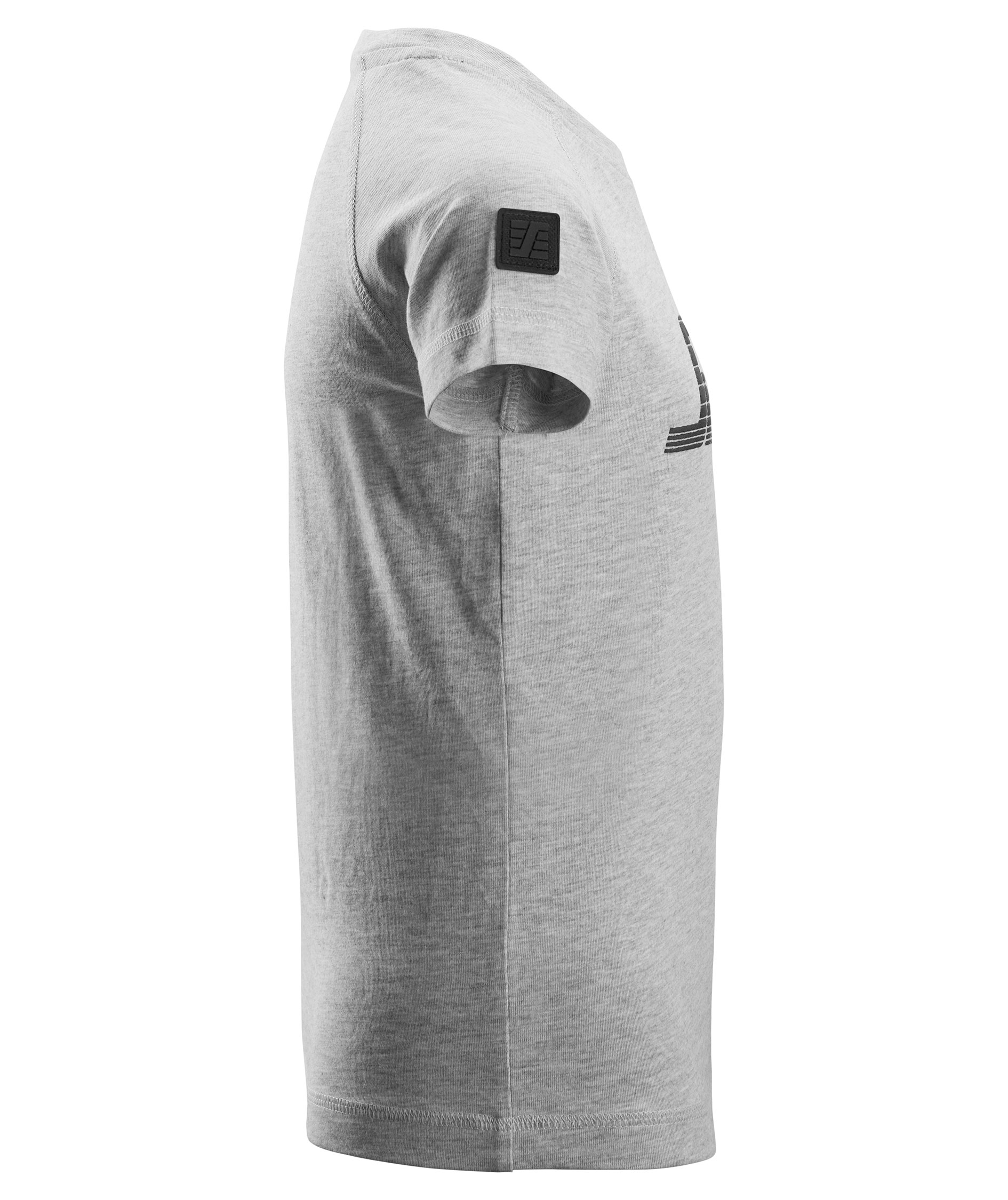 Snickers logo T-shirt 7514 til b&oslash;rn, Lys gr&aring;meleret, large image number 3