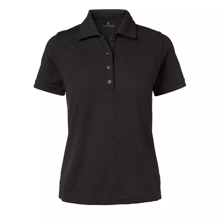 CC55 Munich Sportwool women's polo shirt, Black, large image number 0