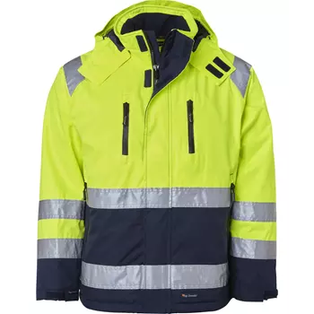 Top Swede winter jacket 122, Hi-Vis Yellow/Navy