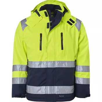 Top Swede winter jacket 122, Hi-Vis Yellow/Navy