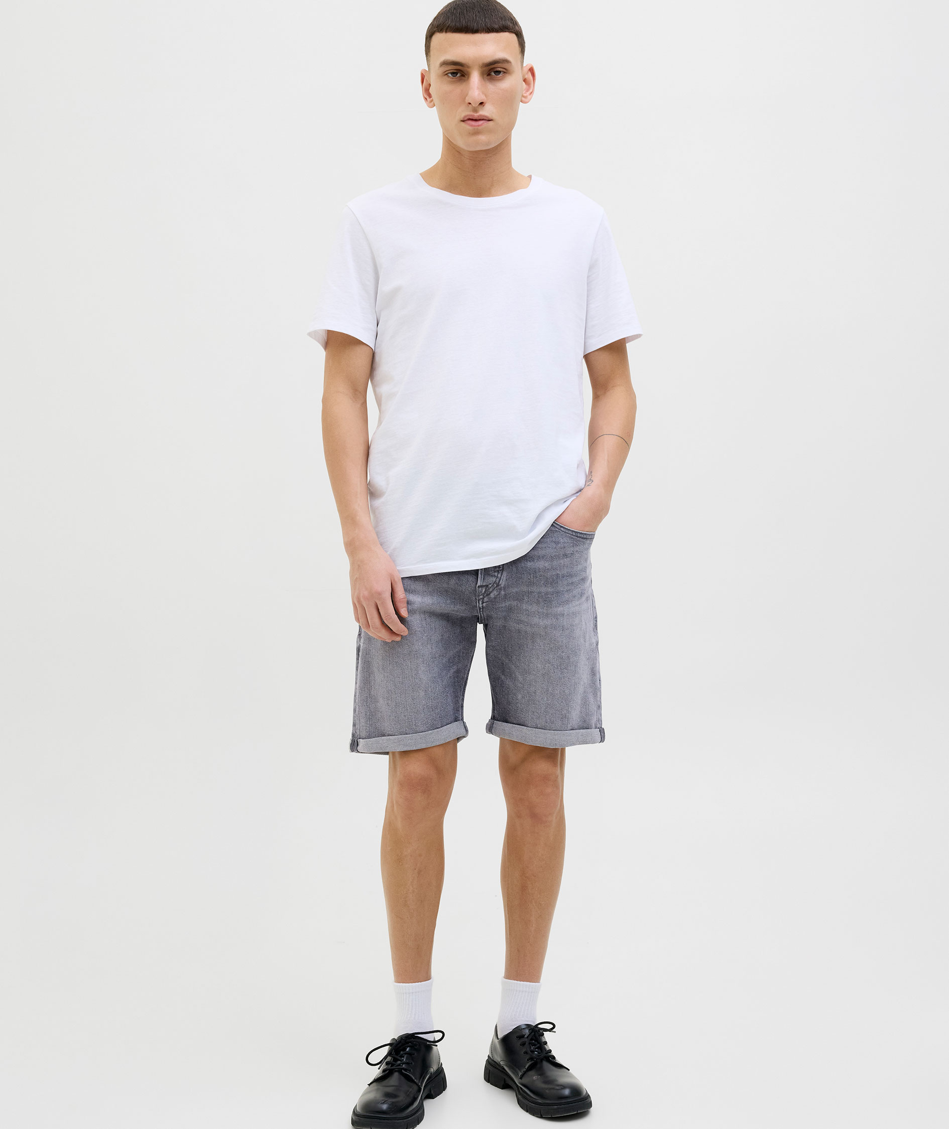 Jack & Jones JJIRICK JJORIGINAL AM360 shorts, Grey Denim, large image number 6