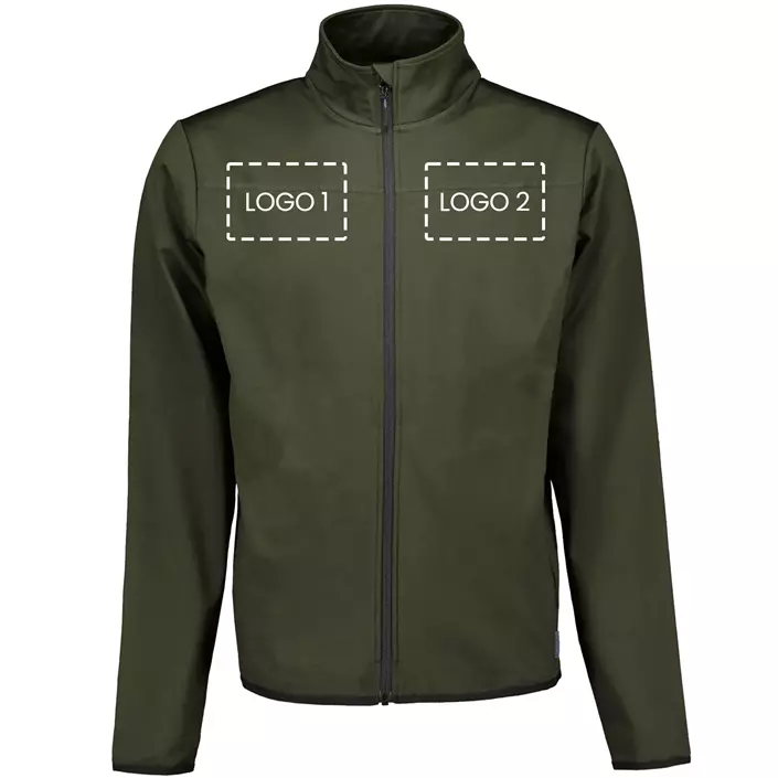 Westborn cardigan med logotryk, , large image number 1