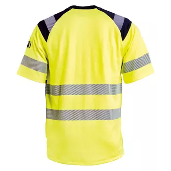 Tranemo T-Shirt, Hi-Vis gelb/marine