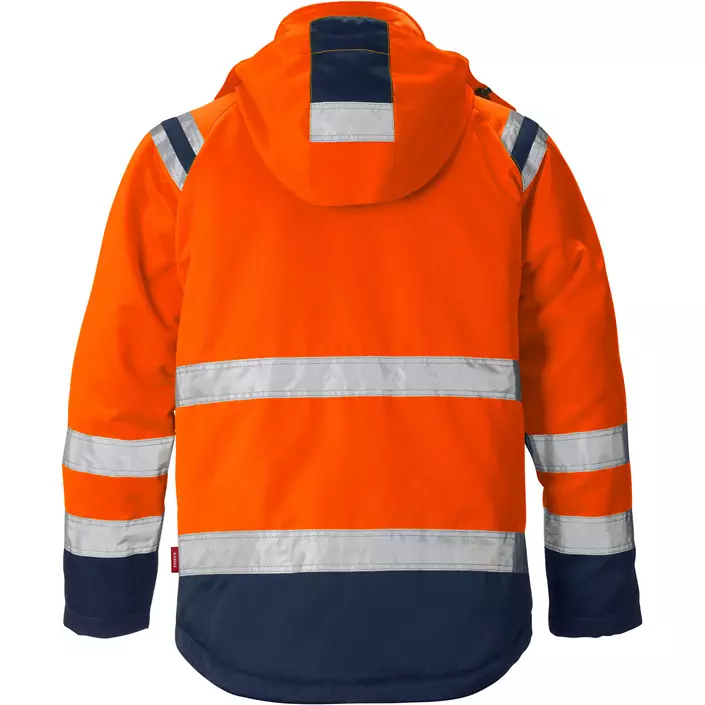 Kansas winter jacket 4043, Hi-vis Orange/Marine, large image number 1