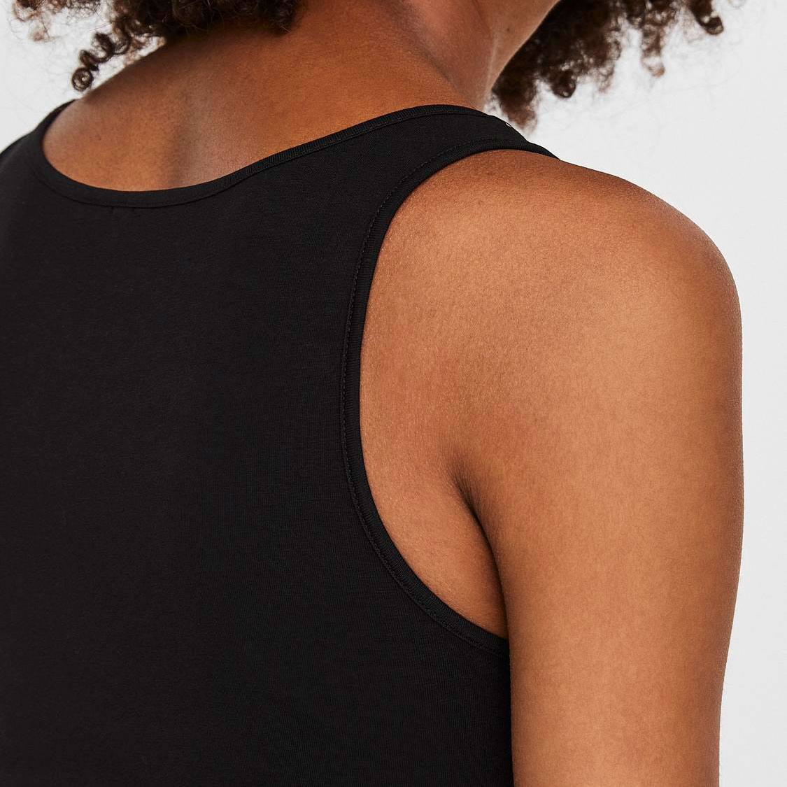 Vero Moda VMMAXI MY SOFT women's long top, Black, large image number 3