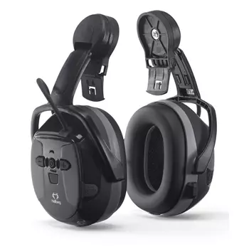 Hellberg Xstream høreværn med Bluetooth til hjelmmontering, Sort