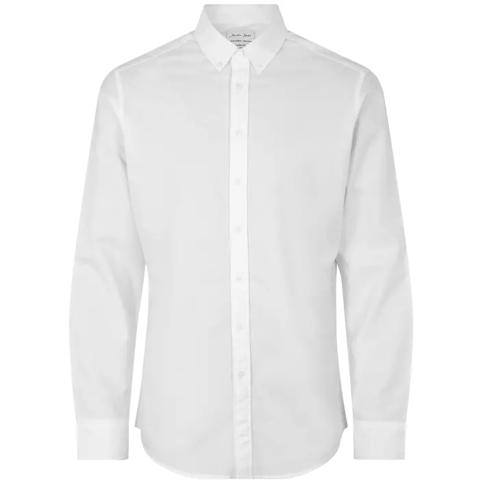 Seven Seas Oxford Slim fit skjorte, Hvit, large image number 0