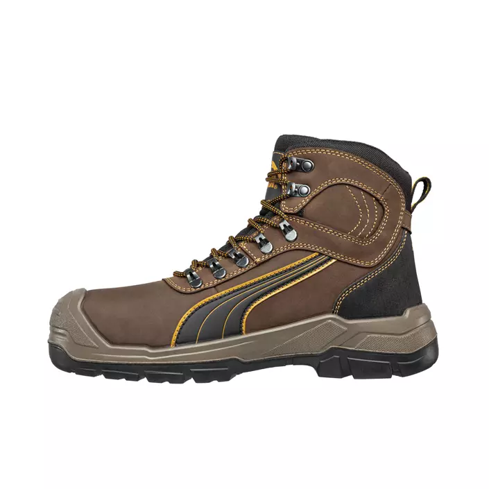 Puma Sierra Nevada Mid safety boots S3, Brown, large image number 1