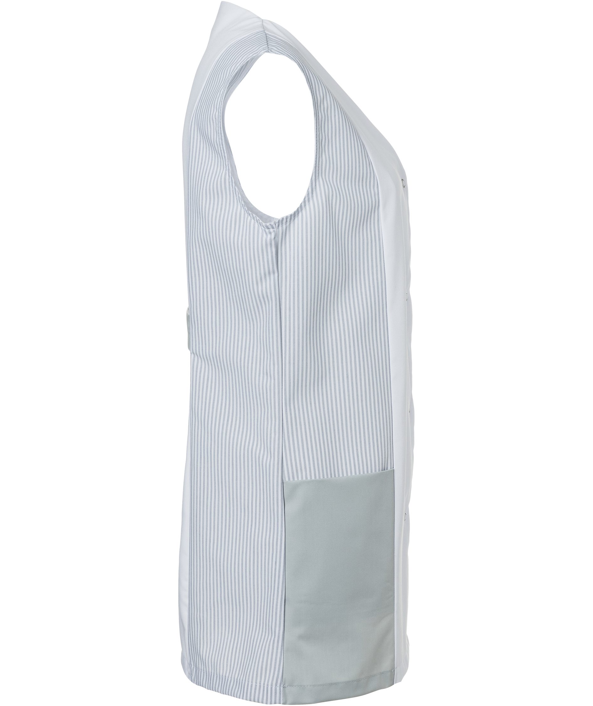 Karlowsky Sabrina Damen-Tunika ohne &Auml;rmel, White/light grey, White/light grey, large image number 4