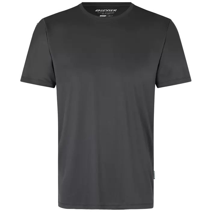 GEYSER Essential interlock T-shirt, Charcoal, large image number 0
