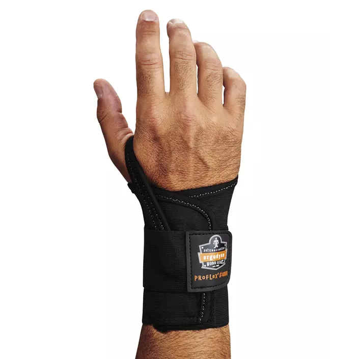 Ergodyne ProFlex 4000 single strap wrist support, Black, large image number 0
