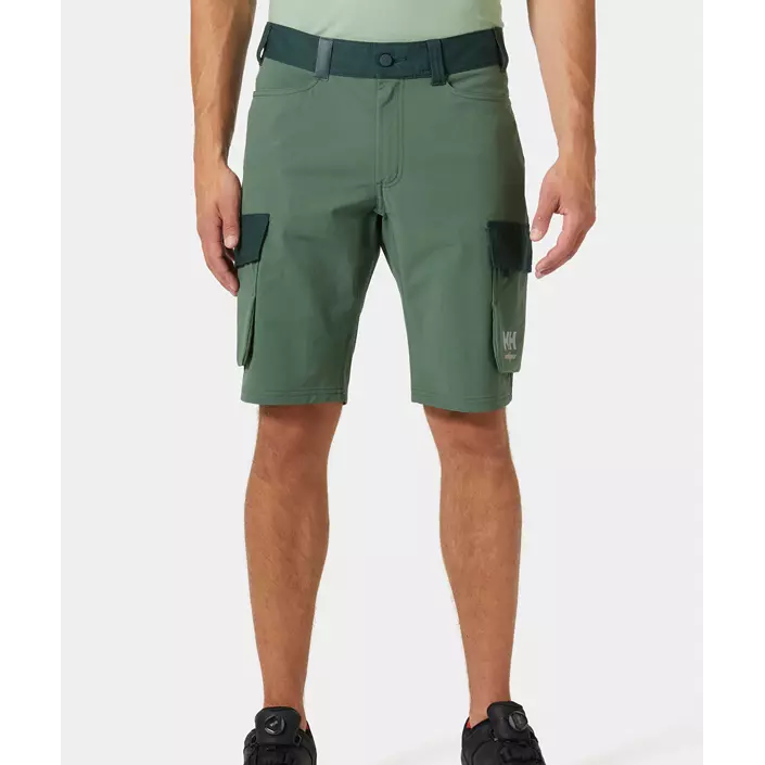 Helly Hansen Oxford 4X Connect™ cargo shorts full stretch, Spruce/Darkest Spruce, large image number 1