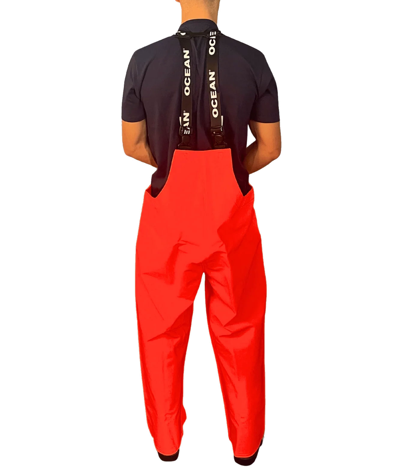 Ocean Classic PVC rain bib and brace trousers