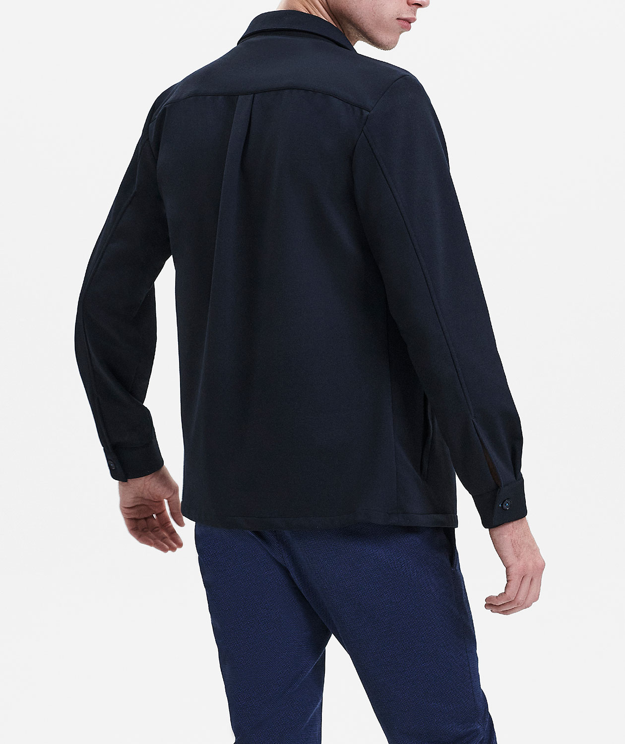 Sunwill Extreme Flexibility Overshirt, Navy, large image number 3