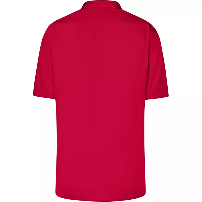 James & Nicholson modern fit short-sleeved shirt, Red, large image number 1