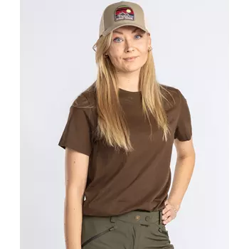 Pinewood 3-pak dame T-shirt, Green/Hunting Brown/Khaki