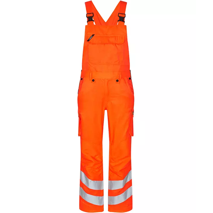 Engel Safety Light bib and brace trousers, Hi-vis Orange, large image number 0