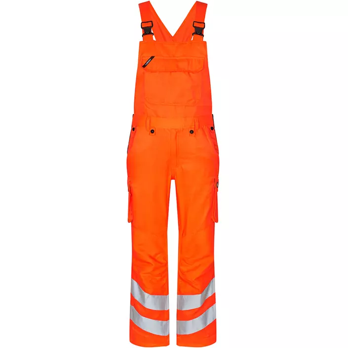 Engel Safety Light bib and brace trousers, Hi-vis Orange, large image number 0