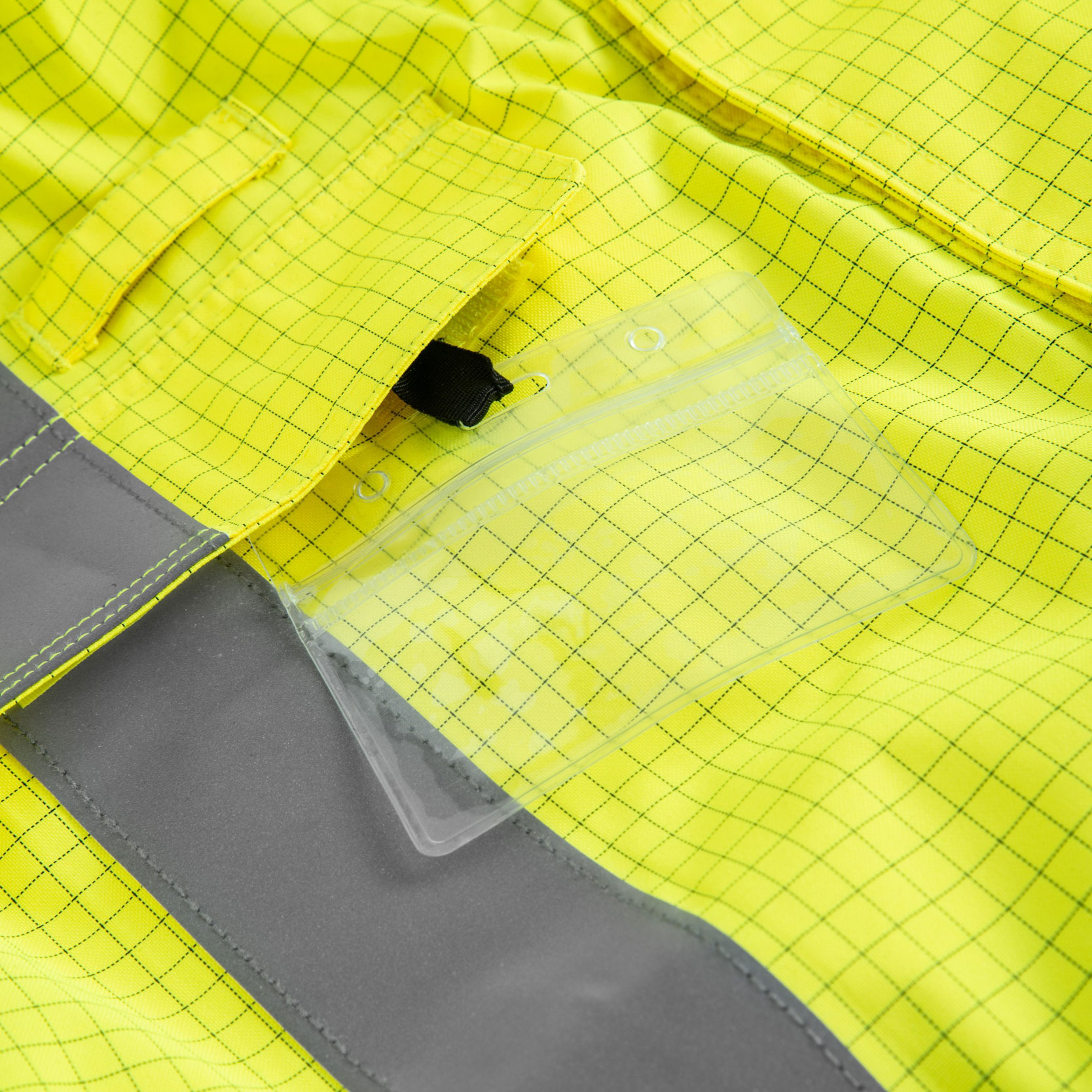 Lyngs&oslash;e Multinorm vinterjakke, Hi-vis Gul/Svart, large image number 2
